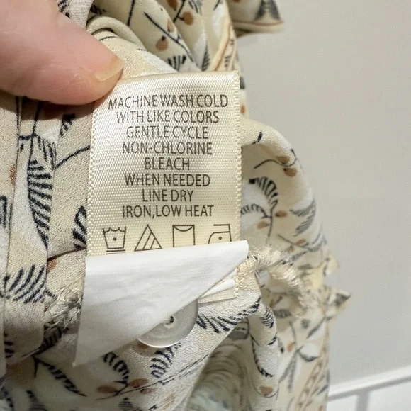 Max Studio Scarf Print Button Up Flowy Relaxed Travel Oversized Resort wear - Picture 5 of 11